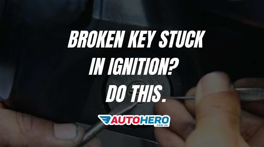 Broken key stuck in ignition? Do this.